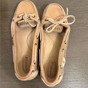Sperry Beige Boat Shoes